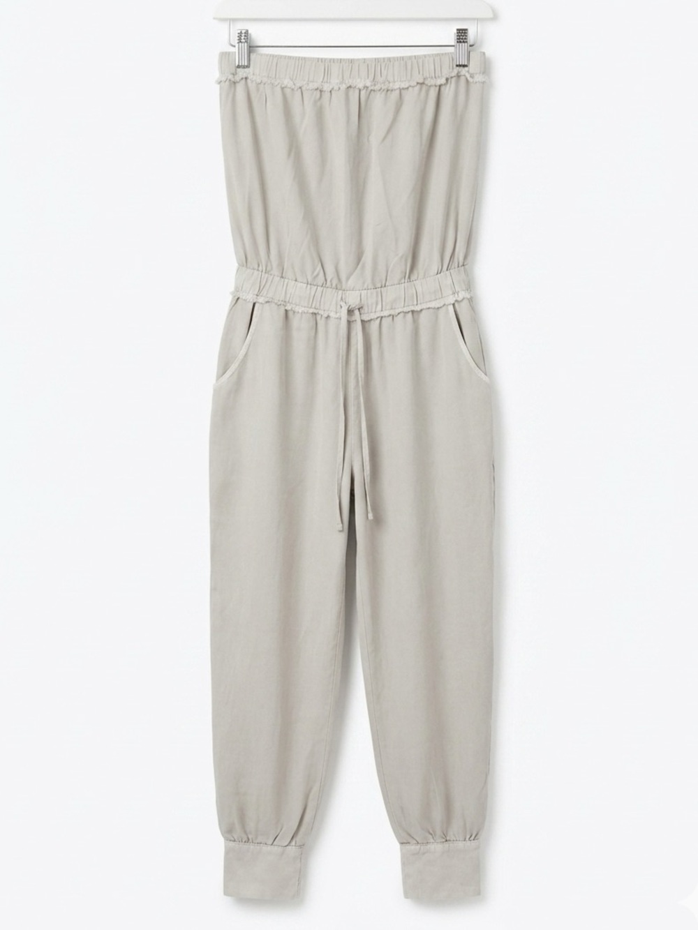 Young Fabulous & Broke Strapless Tencel Cotton Jumpsuit Size L